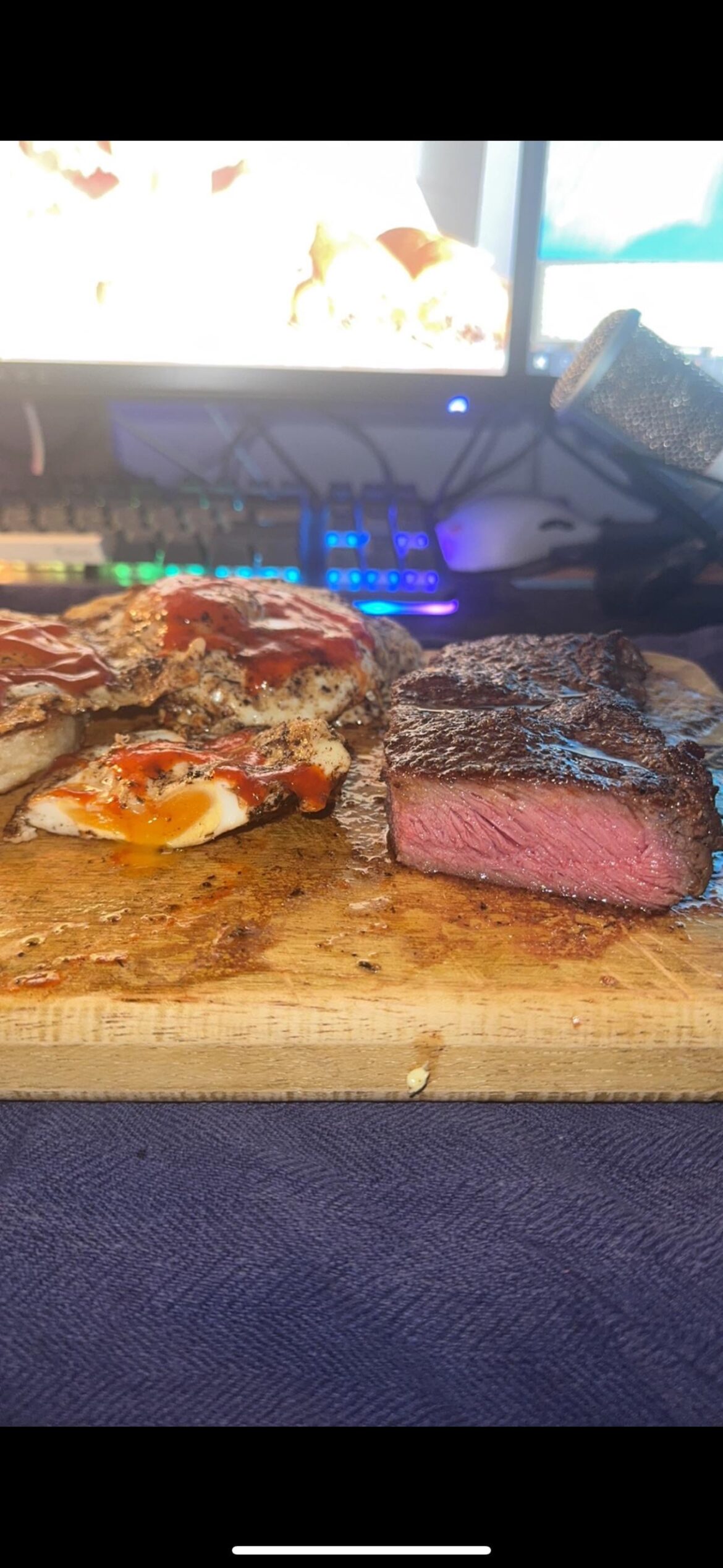Just some steak and eggs I cooked the other night, thoughts?