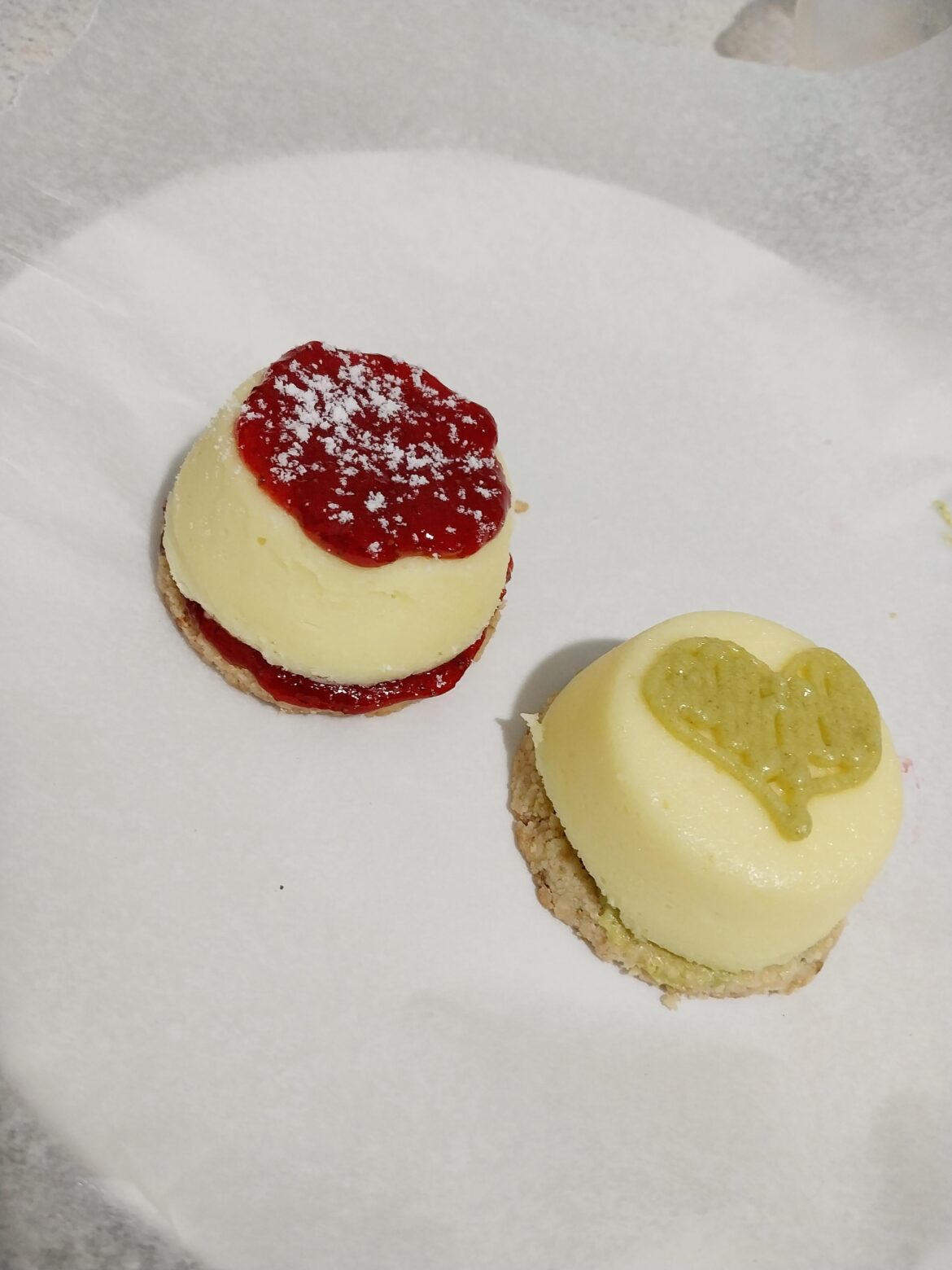 Working on a new recipe, Buttered Cheesecake Bites.