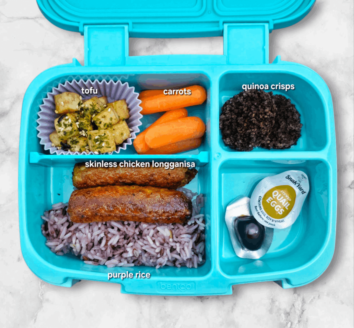 Lunch for my kindergartener