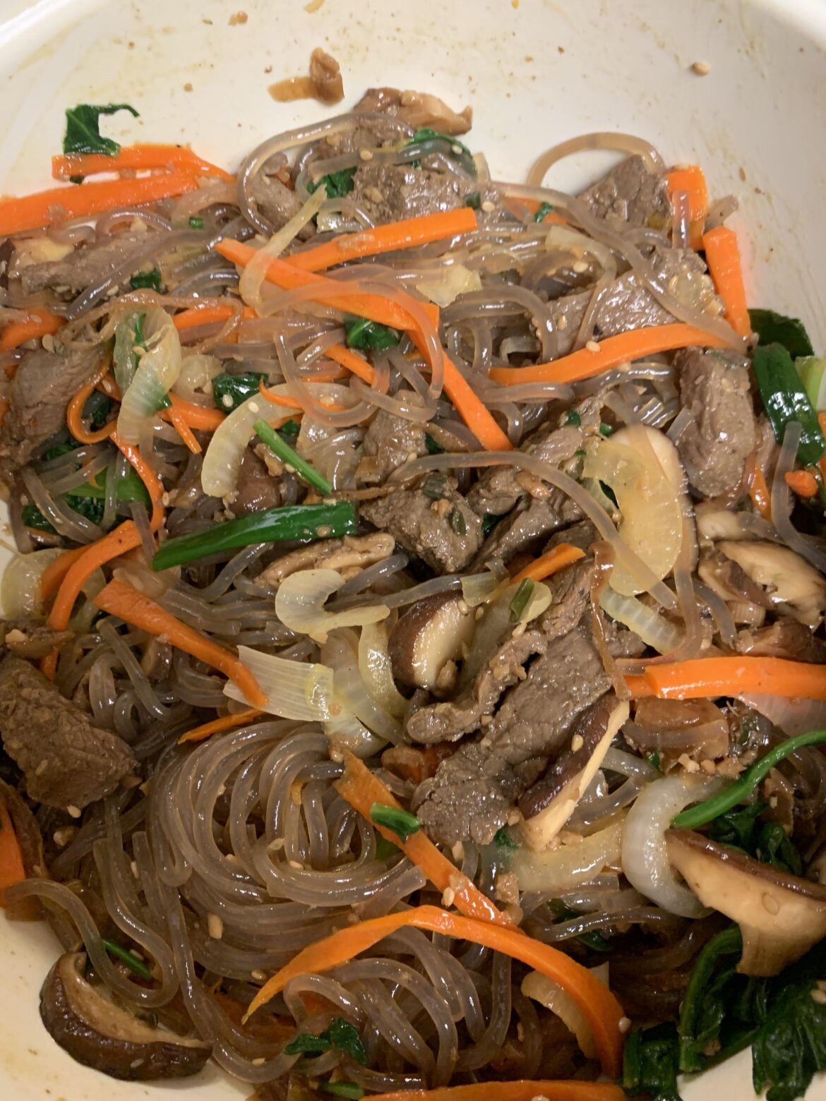 My first attempt at Japchae