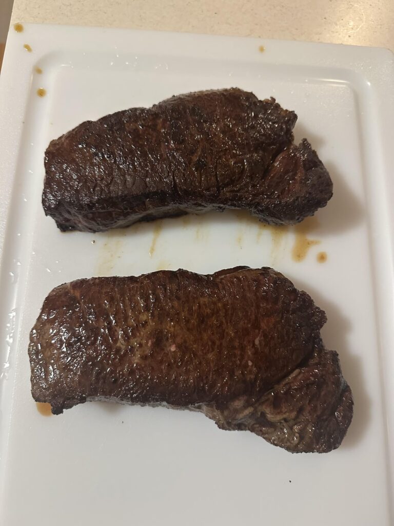 First time making steak!