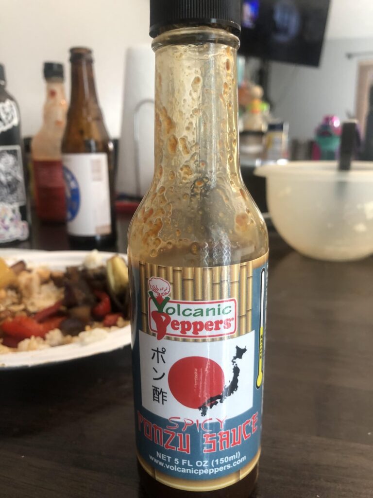Not your typical hot sauce, Spicy Ponzu