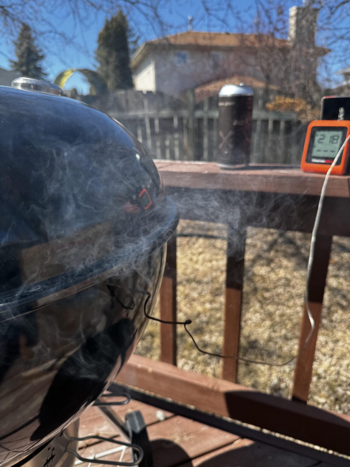 Leaking smoke - due to probe?