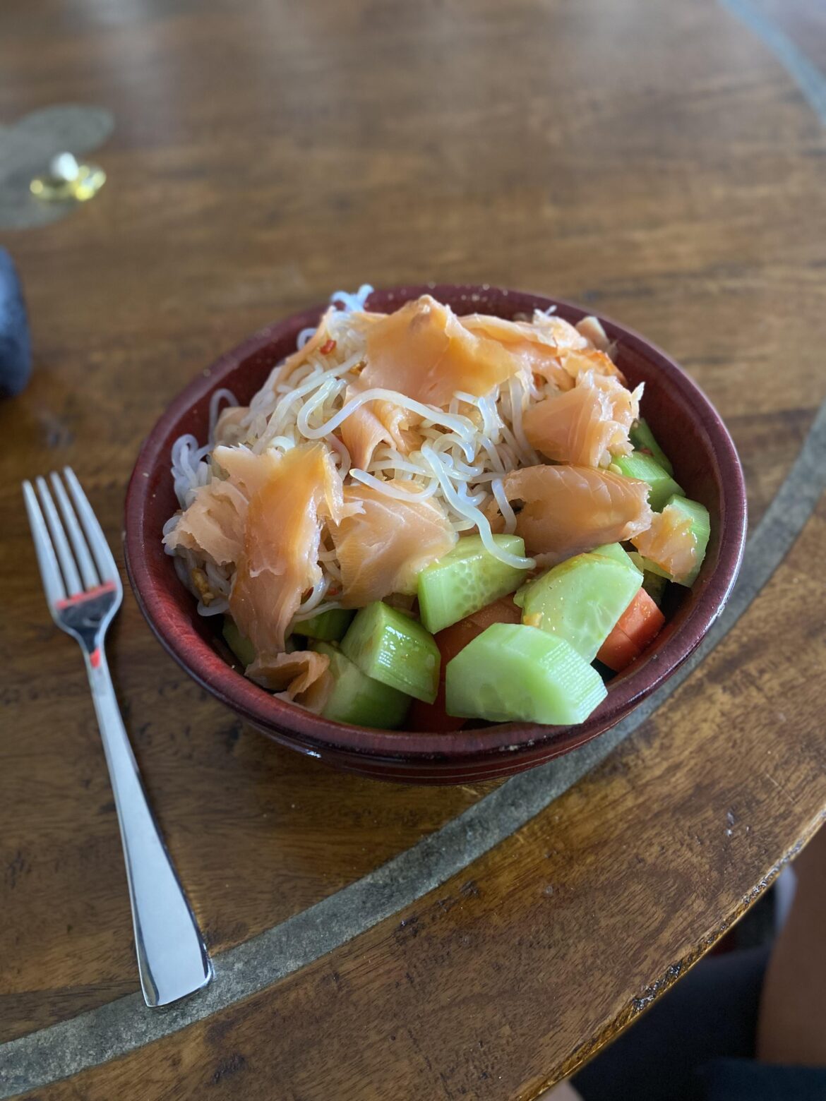 775g of food - 217 cals.