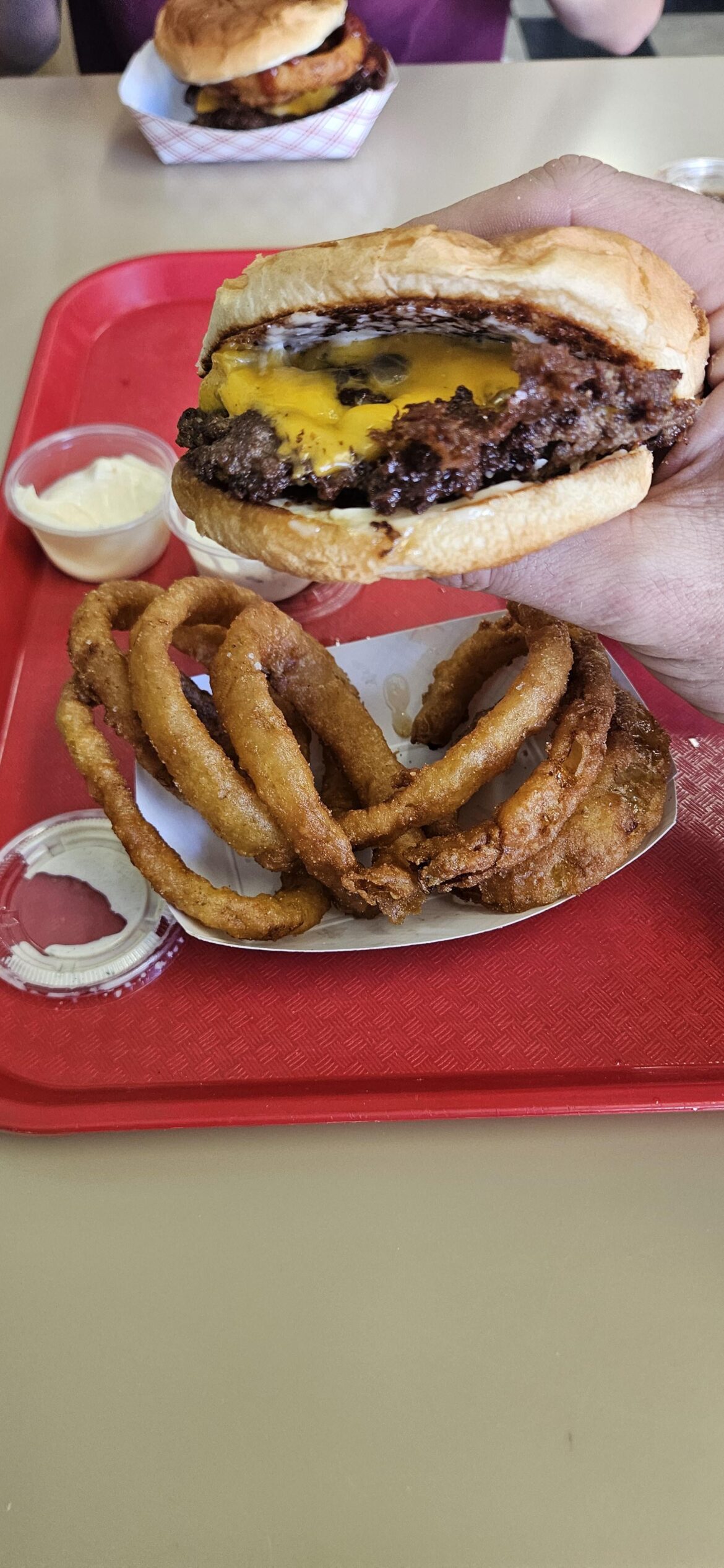 With love from The Friendly. Located at 4681 Convoy St STE F, San Diego, CA 92111. We (my son and I) went to their original location years ago and loved it. Then by chance we saw this one near another place we frequent. Excellent food. With love from The Friendly. Located at 4681 Convoy St STE F, San Diego, CA 92111. We (my son and I) went to their original location years ago and loved it. Then by chance we saw this one near another place we frequent. Excellent food.