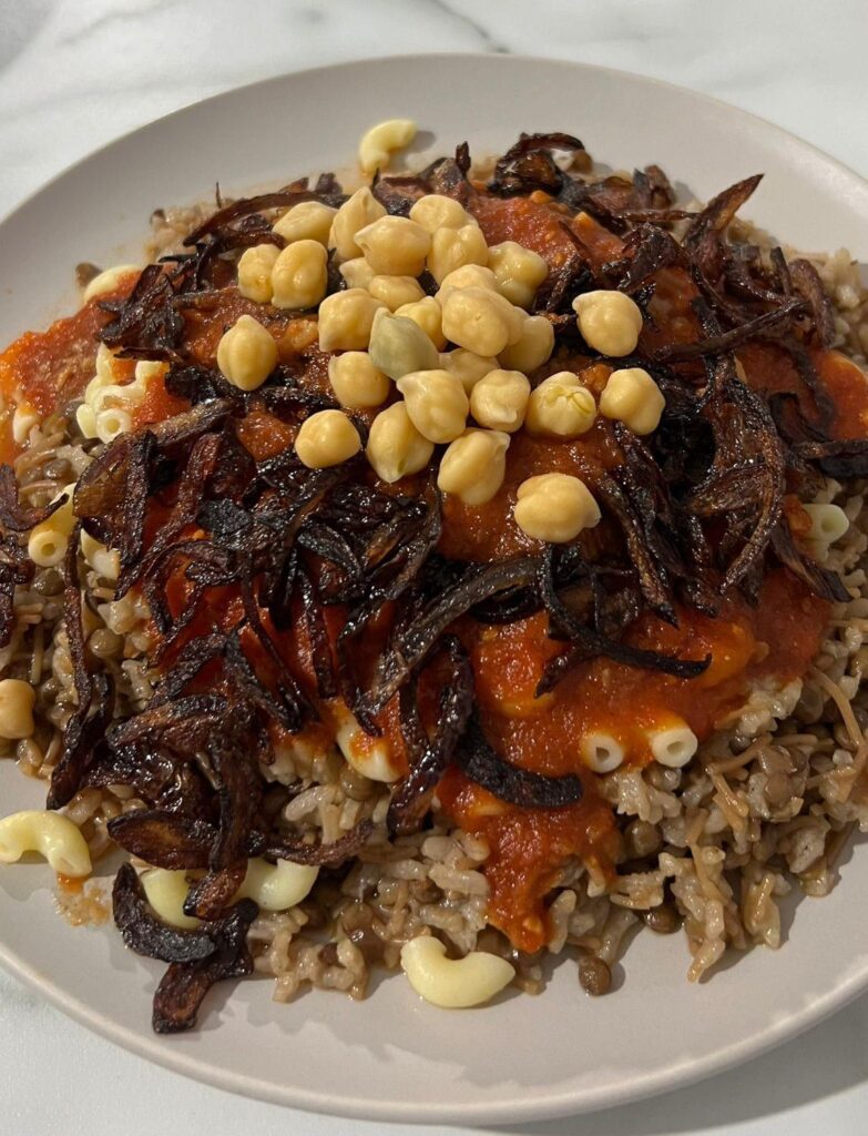 Egyptian koshary!