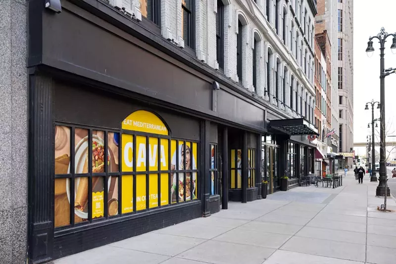 Cava is slated to open at 636 Woodward Ave., Detroit. - Bedrock