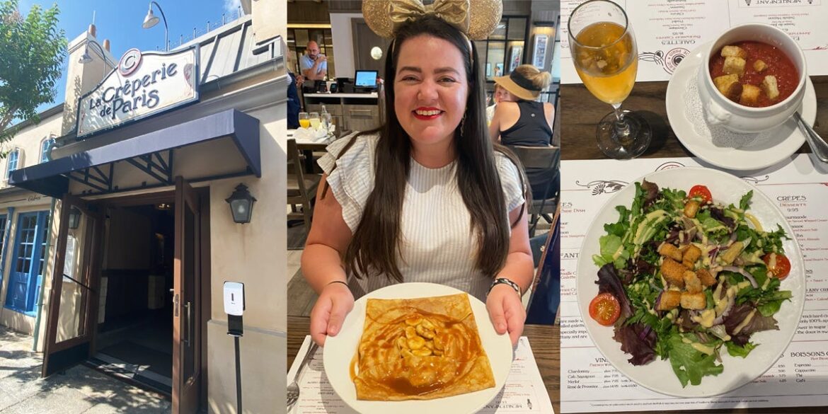 Trying Disney World's French Restaurant, La Crêperie De Paris + Photos