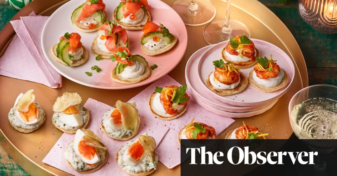 The 20 best easy Christmas party recipes – blinis, paté, punch and more | Christmas food and drink