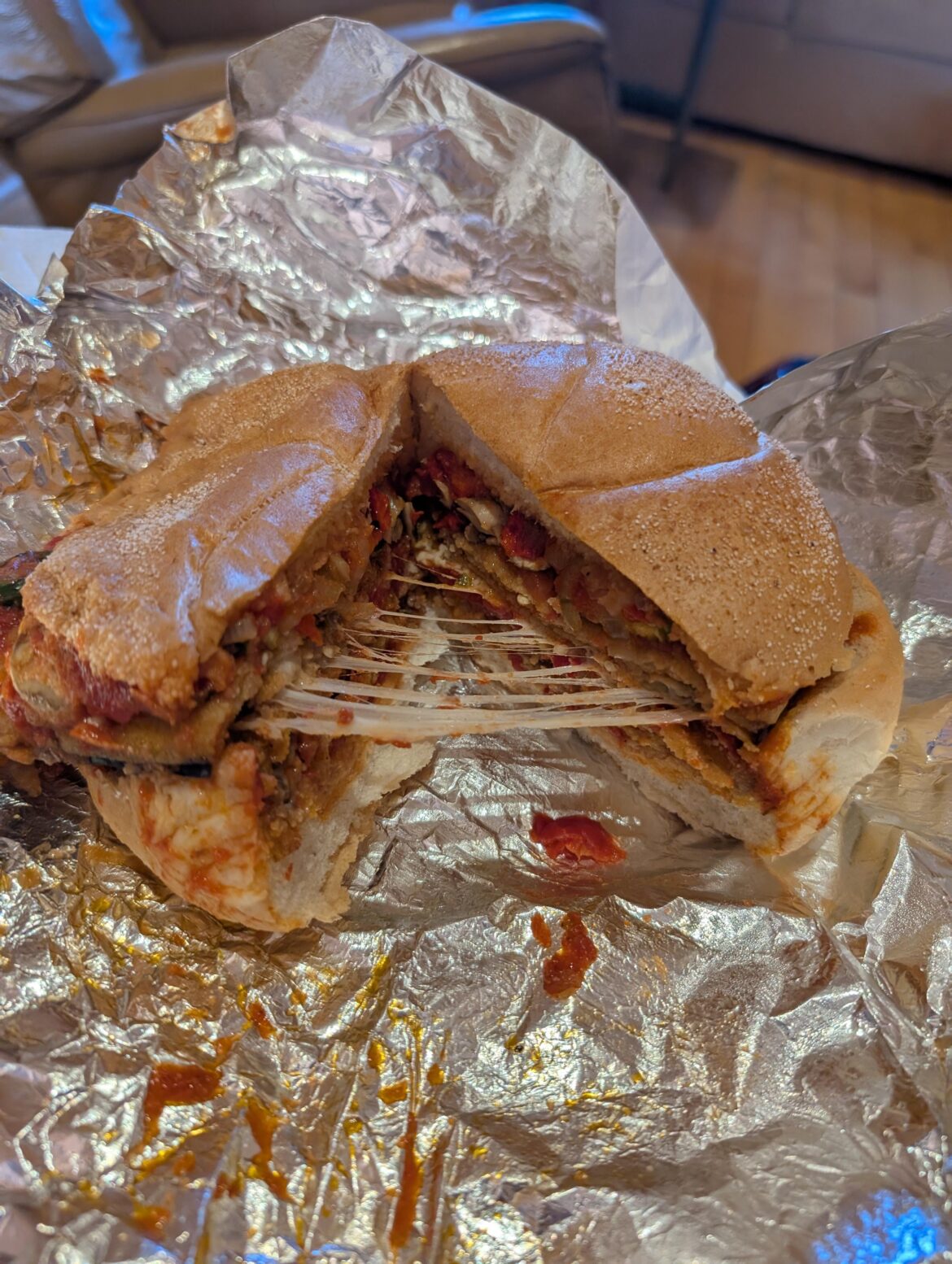 Veal and Eggplant Godfather from Uno Mustachio