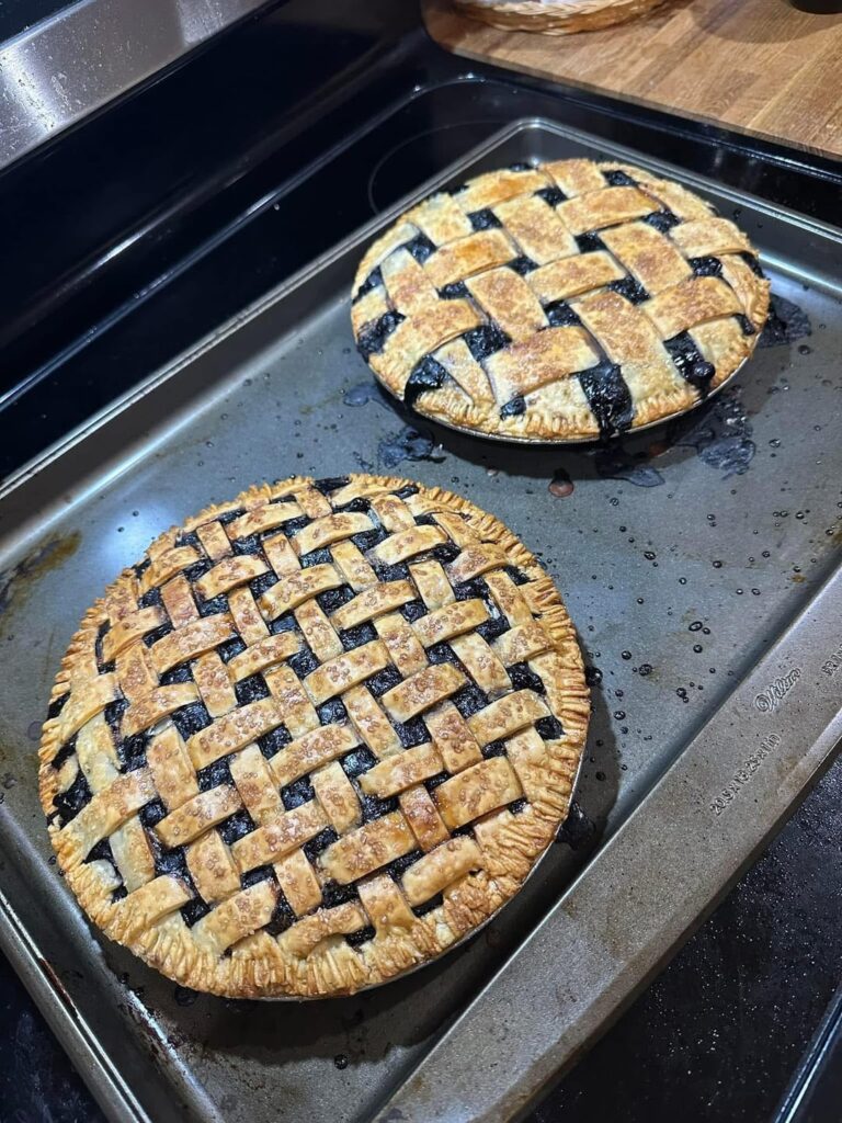 Weekend Blueberry Pies