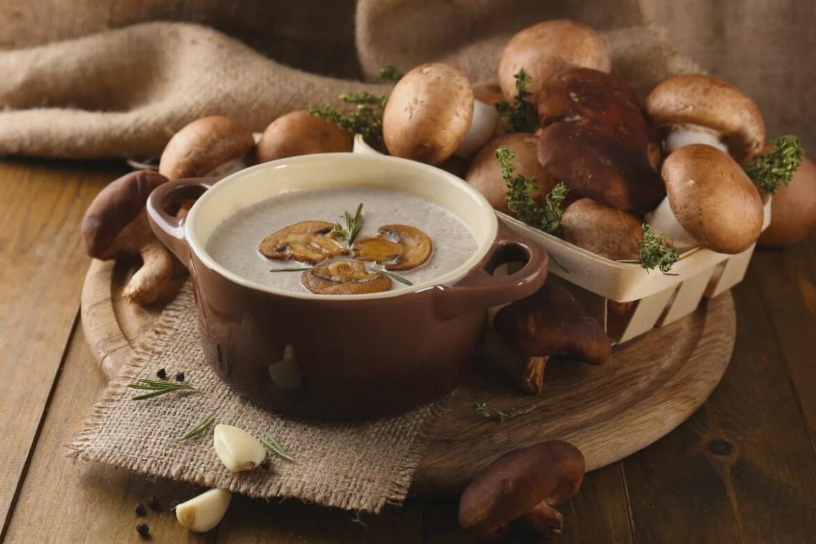 Creamy Mushroom And Wild Rice Soup