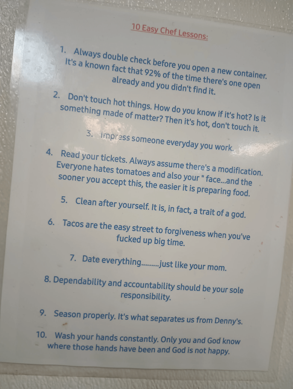 Recently switched to a new kitchen/employer and saw this