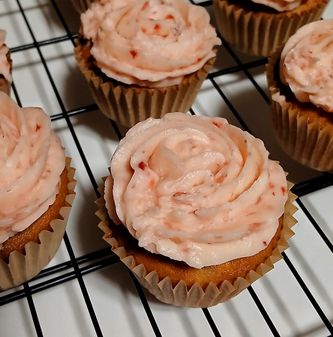 Strawberry cupcakes