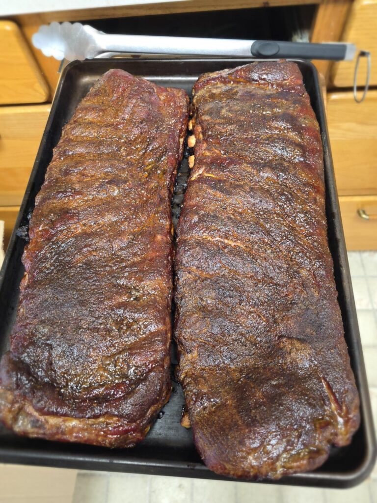 First ribs on new kettle