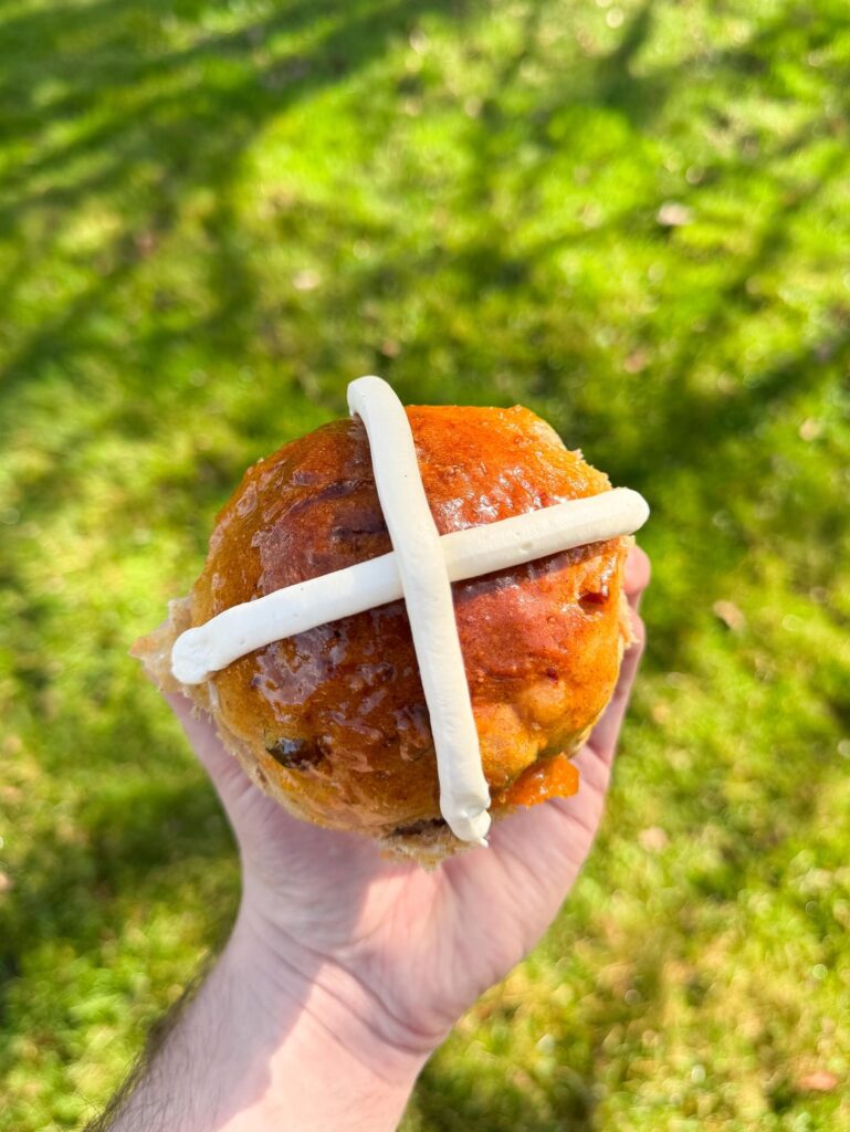 Carrot Cake Hot Cross Buns
