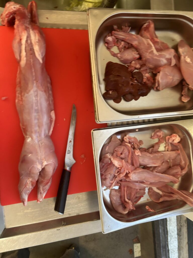 Rabbit and pistachio terrine!