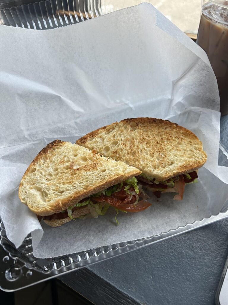 Calories in this BLT? I think the bread is white