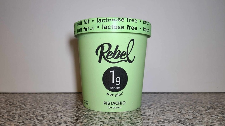 Rebel pistachio ice cream pint