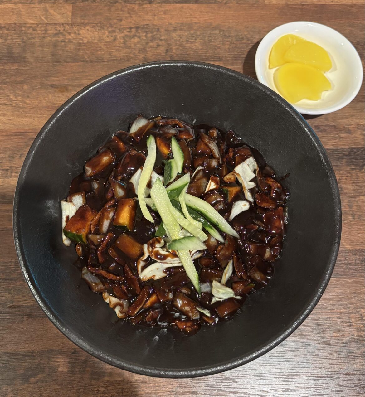 First time trying jajangmyeon