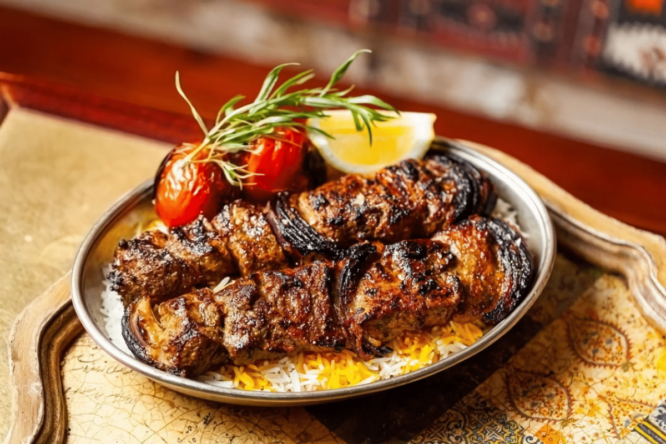 Tasty looking Kebab from Berenjak
