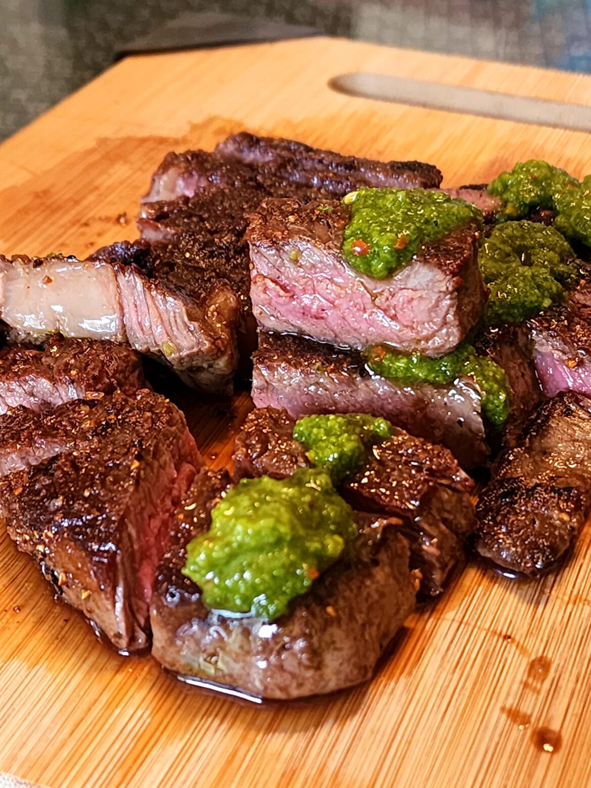 Chimichurri sauce turned my $9.9/lbs ribeye into a miracle.