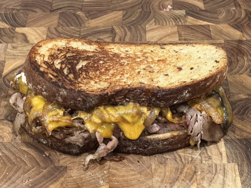 is this the proper usage of leftover prime rib?