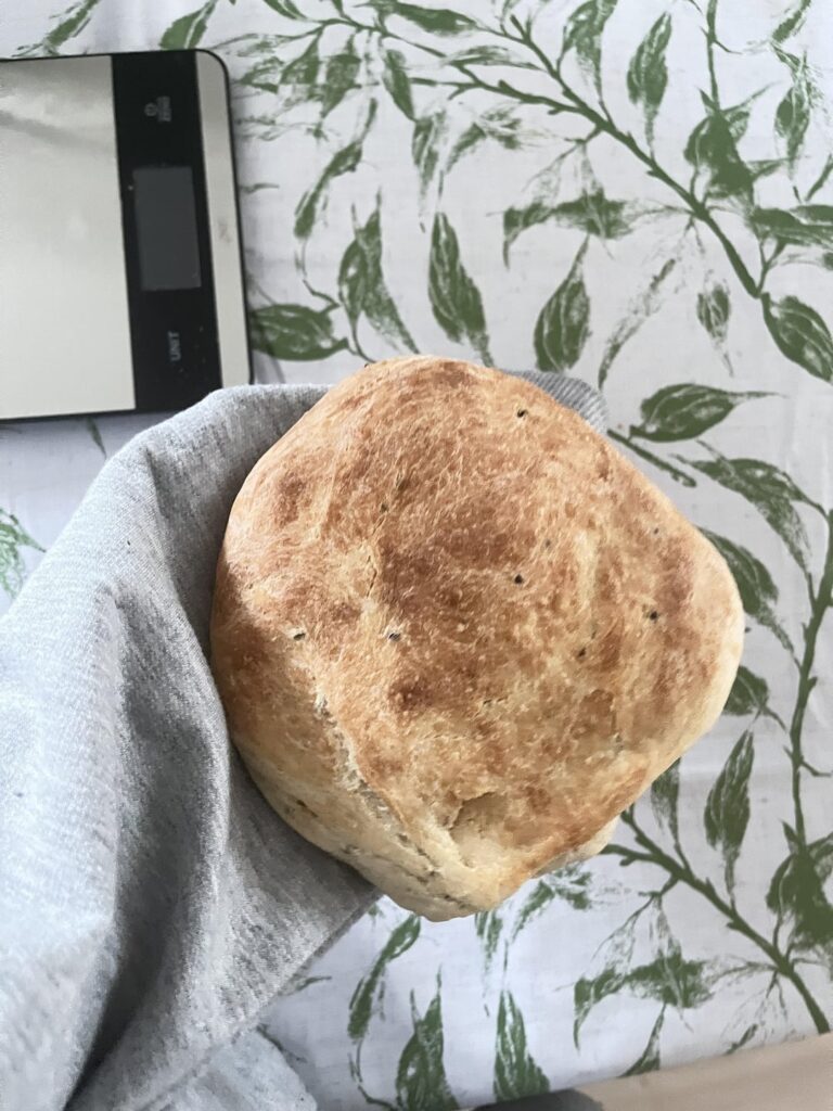 I’d appreciate if someone helped me estimate calorie of this home made bread mom made.