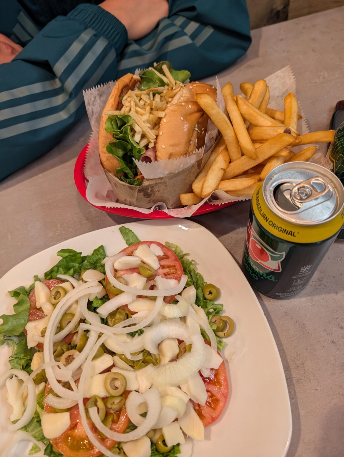 Ate a salad at casual Brazilian spot in Massachusetts and..