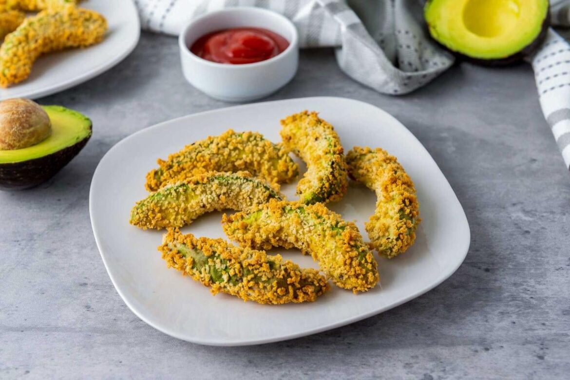 Air Fryer Avocado Fries (Crispy Vegan Snack Ready in 15 Minutes)