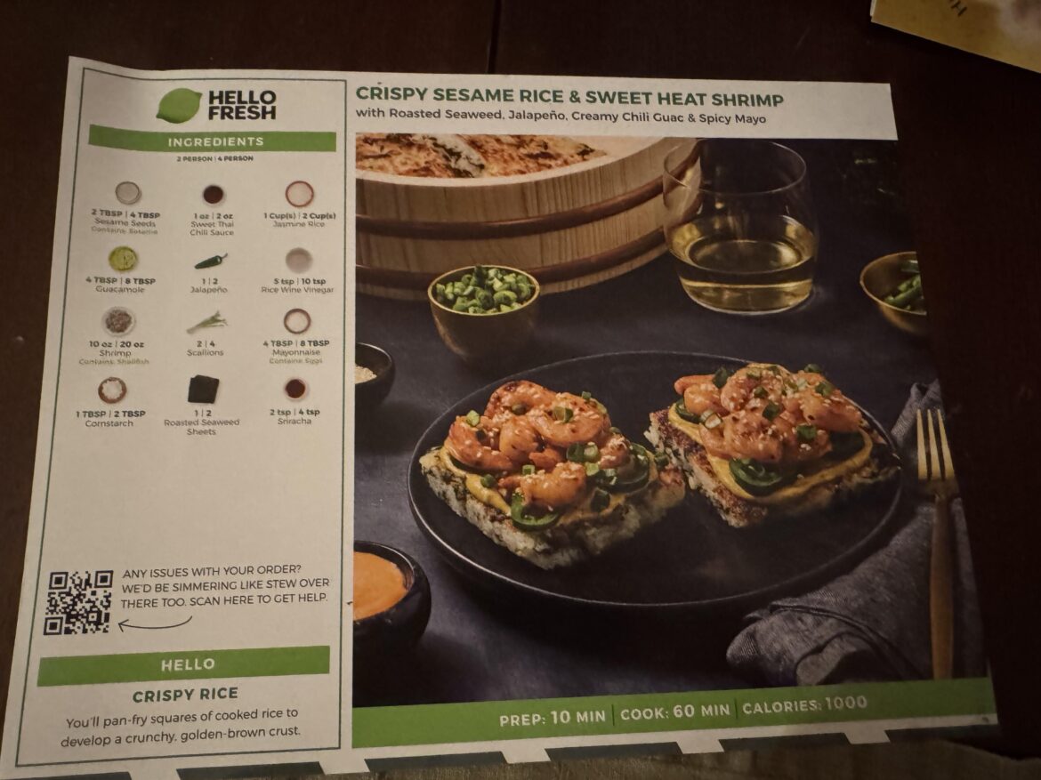 Crispy Sesame Rice and Sweet Heat Shrimp