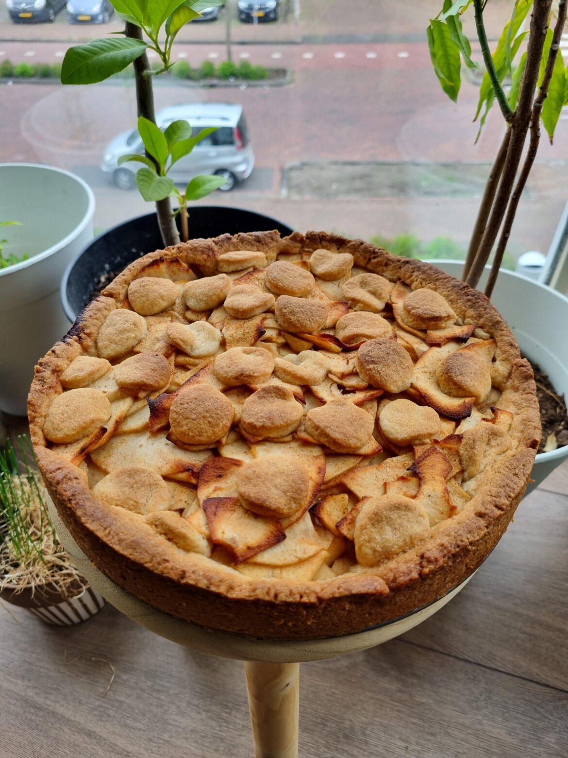 Homemade apple pie