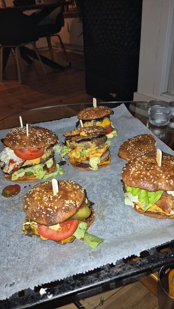 Made delicious keto burgers buns