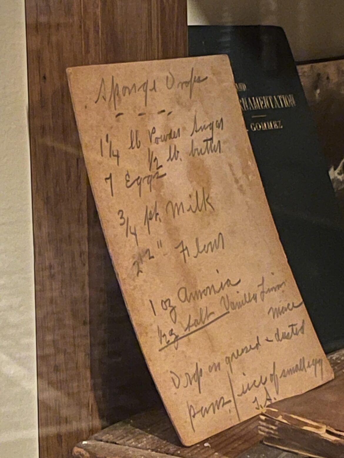 I spotted this old recipe for Sponge Drops in a museum exhibit, and thought it’d be fun to actually make them, but I’m having trouble figuring out the flour measurement - anyone have any input?