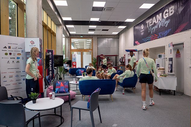 Team GB at the Paris 2024 Athlete Village on the 23rd July 2024