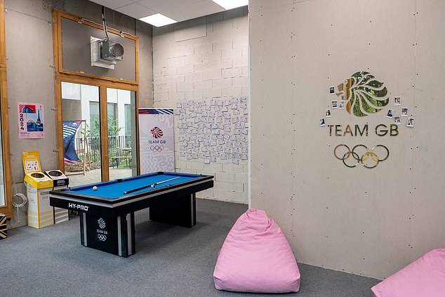 The problem has been mitigated somewhat given the island location of Team GB's base (pictured), which affords them access to a smaller, less-populated restaurant