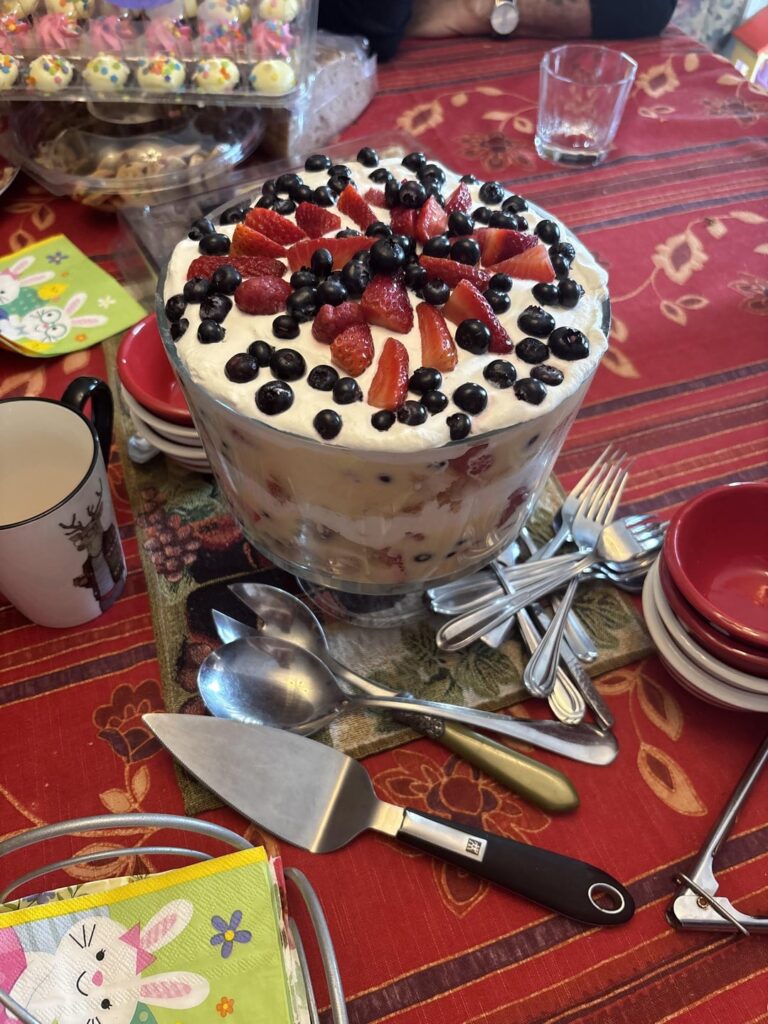 Not super fancy but I give you my English trifle