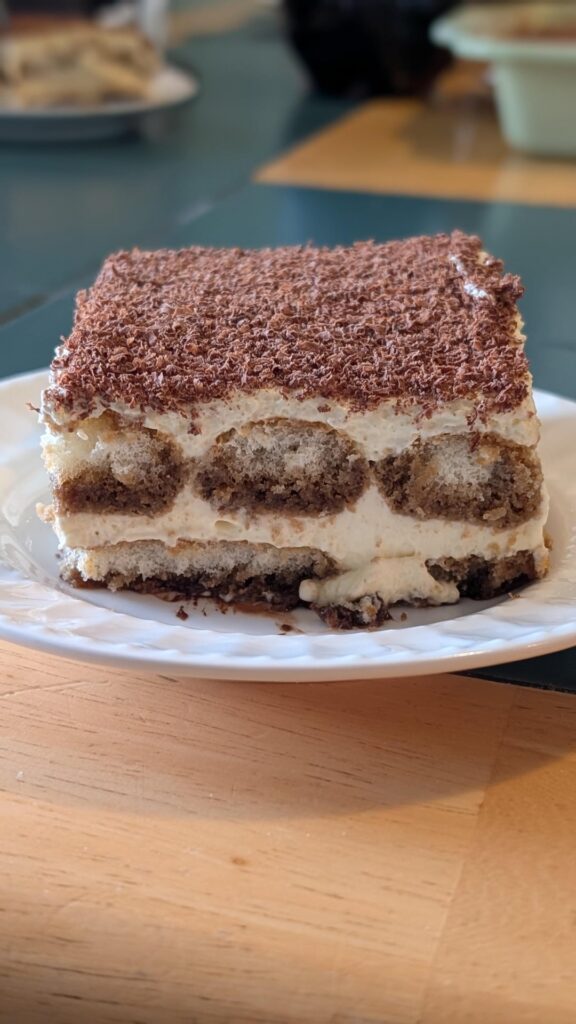First time trying Tiramisu