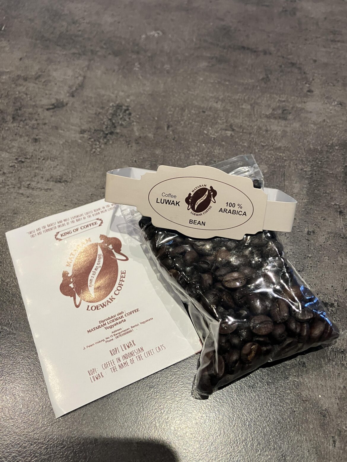 Someone gave me a sample of the poop beans