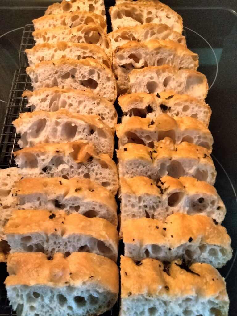 First time focaccia bread