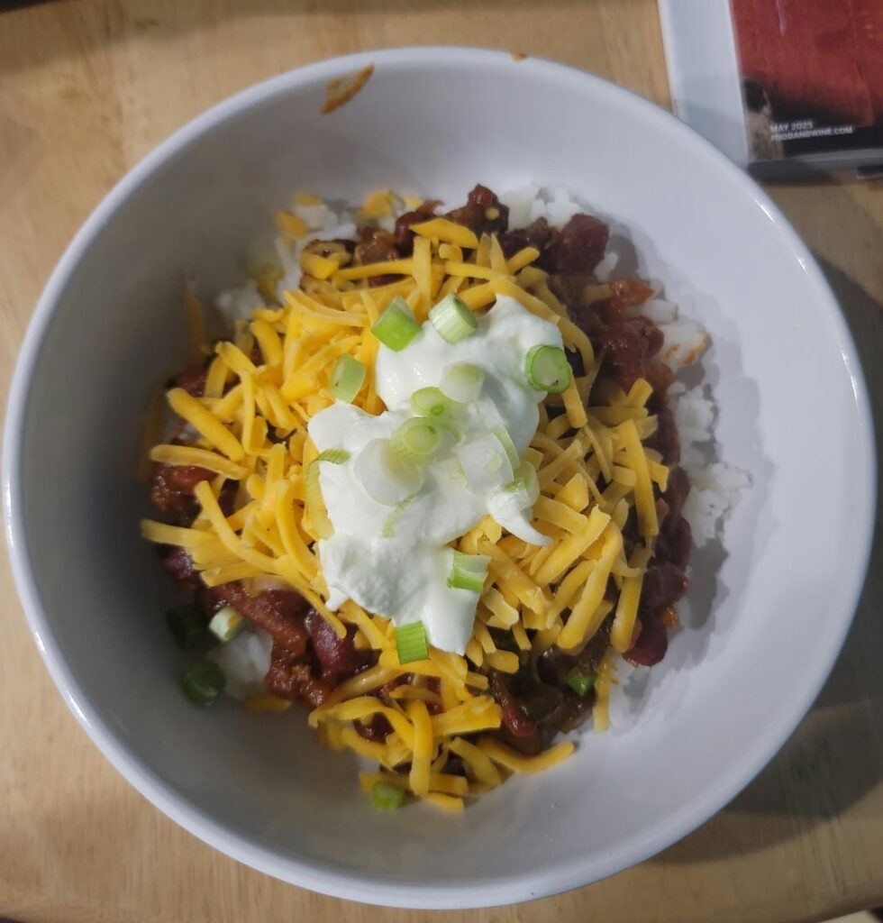 Vegetarian Chili Bar