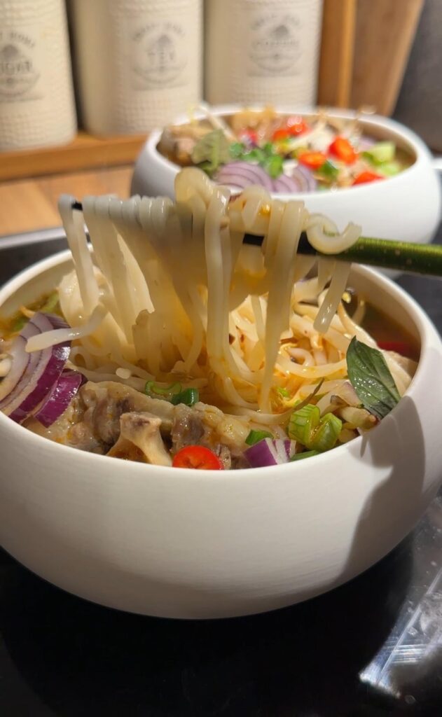 First time eating & cooking Vietnamese Pho