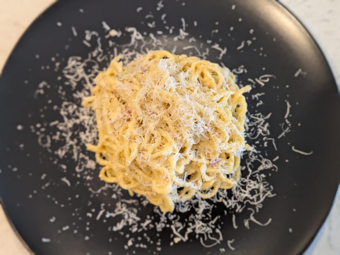 First time trying carbonara