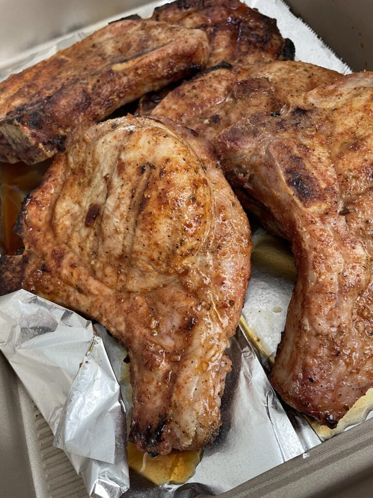 First time cooking pork chops. Juiciest I’ve ever had