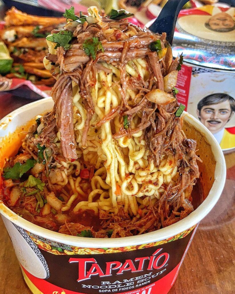 Tapatío Birria Ramen.