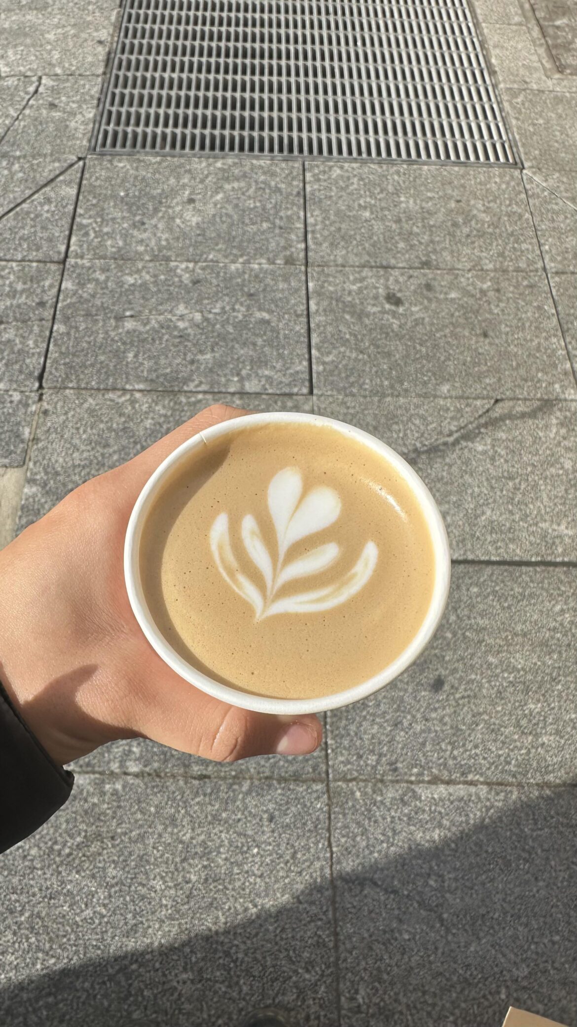 Nothing tastier than a cappuccino to go!