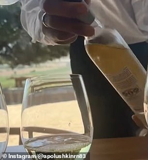 The happy couple were taking a tour through Chile's wine country at the time of the proposal