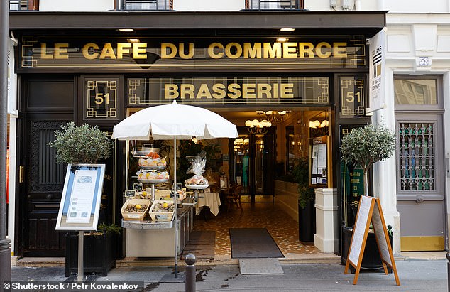 The Cafe du Commerce (pictured above) is a top choice among locals