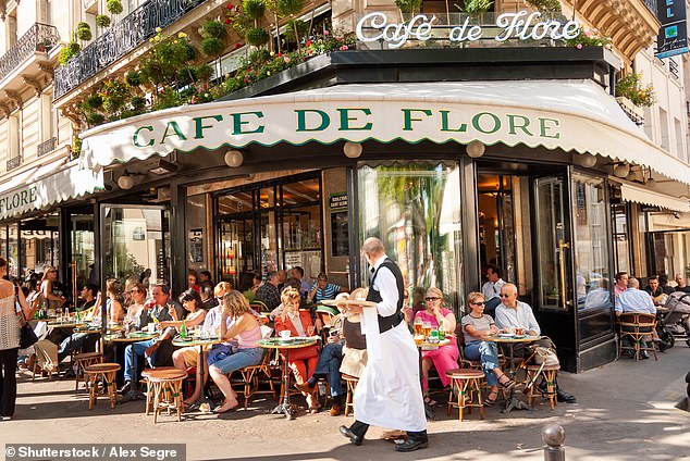 Cafe de Flore (pictured above) went viral for its cutesy exteriors and expensive hot chocolates with cream but it's pricey