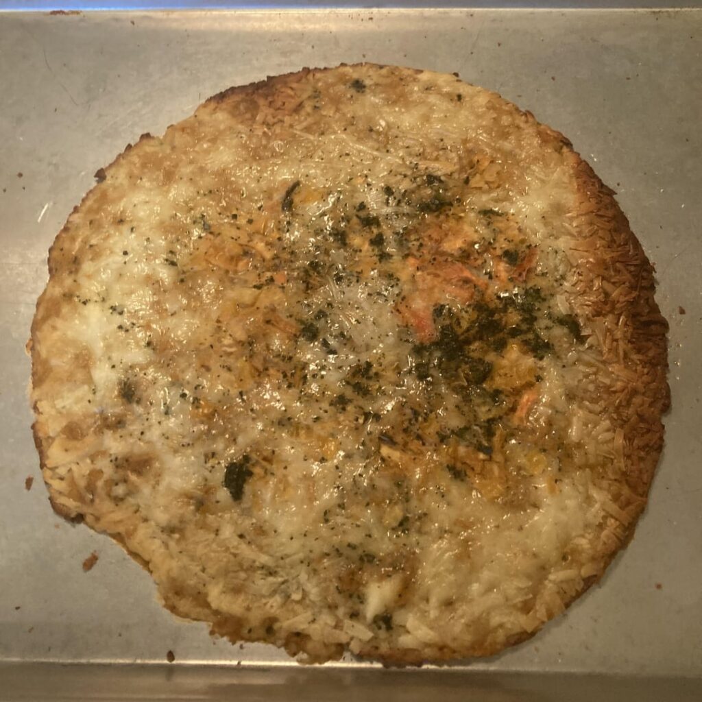 Gluten free “Margherita pizza”